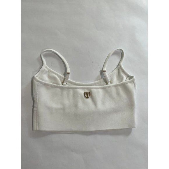 Dodiee Ariana Sculpt Knit Bra Top in White - Picture 3 of 4
